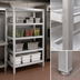 Thumbnail image #3 for Channel Manufacturing Lifetime Tough 4-Shelf Tubular Aluminum Dunnage Shelving Rack, 60