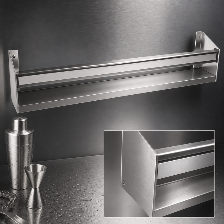 Product image #3 for Glastender SSR-32 32-Inch Single Stainless Steel Speed Rail