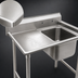 Thumbnail image #3 for Eagle Group 414 Series Single-Compartment Sink with Left Drainboard