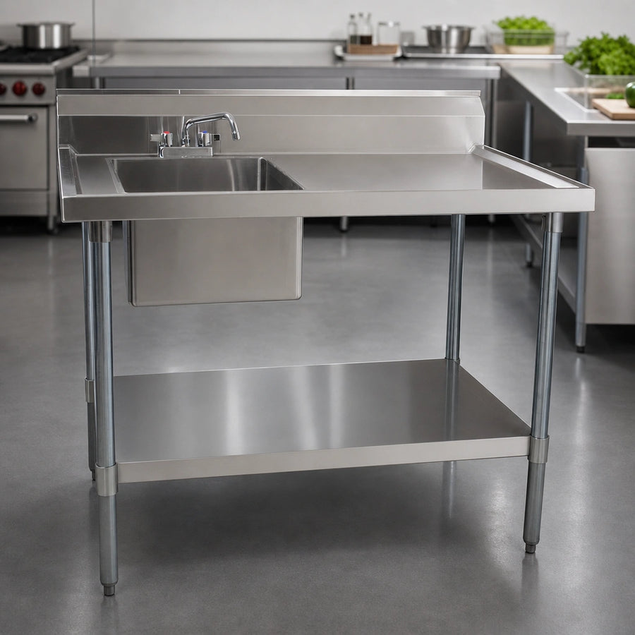 Left-Side Prep Sink