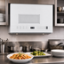 Thumbnail image #4 for Summit Commercial 24-Inch White Over-the-Range Microwave Oven, 1.4 Cu. Ft., 1000W