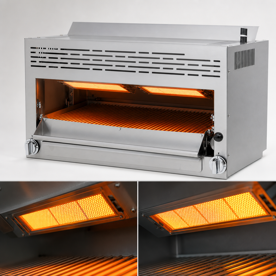 Dual Ceramic Infrared Burners