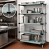 Thumbnail image #3 for Quantum Stationary Solid Stainless Steel Shelving Starter Kit, 48