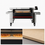 Thumbnail image #3 for Hot Rocks VOLCANO 40-33 SINGLE Stone Conveyor Pizza Oven, Single Deck, 40" x 33" Baking Surface, Touchscreen Controls, Natural Gas/Propane