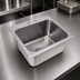 Thumbnail image #3 for John Boos Pro-Bowl 1-Compartment Drop-In Stainless Steel Sink — 23 Inches W x 21 Inches D x 12 Inches H