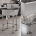 Thumbnail image #3 for Advance Tabco Freestanding Stainless Steel Service Sink with Knee Valve and Gooseneck Spout