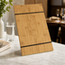 Thumbnail image #3 for American Metalcraft Wood/Bamboo Rubber Band Board Tabletop Menu Holder, 9 x 15-1/2 Inches