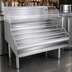 Thumbnail image #3 for Glastender 5-Step Freestanding Underbar Liquor Steps with Clear Lift-Off Cover, 30 Inch W x 29 Inch D, Stainless Steel