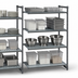 Thumbnail image #3 for Cambro Camshelving Basics Plus 4-Tier Add-On Polymer Shelving Unit, 24