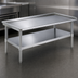 Thumbnail image #3 for Eagle Group 36-3/8-Inch Stainless Steel Griddle/Equipment Stand with Adjustable Undershelf