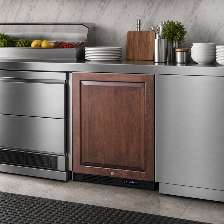 Product image #4 for Summit Appliance 24 Inch Undercounter Upright All-Freezer, 4 Cu. Ft., Panel Ready, ADA Height