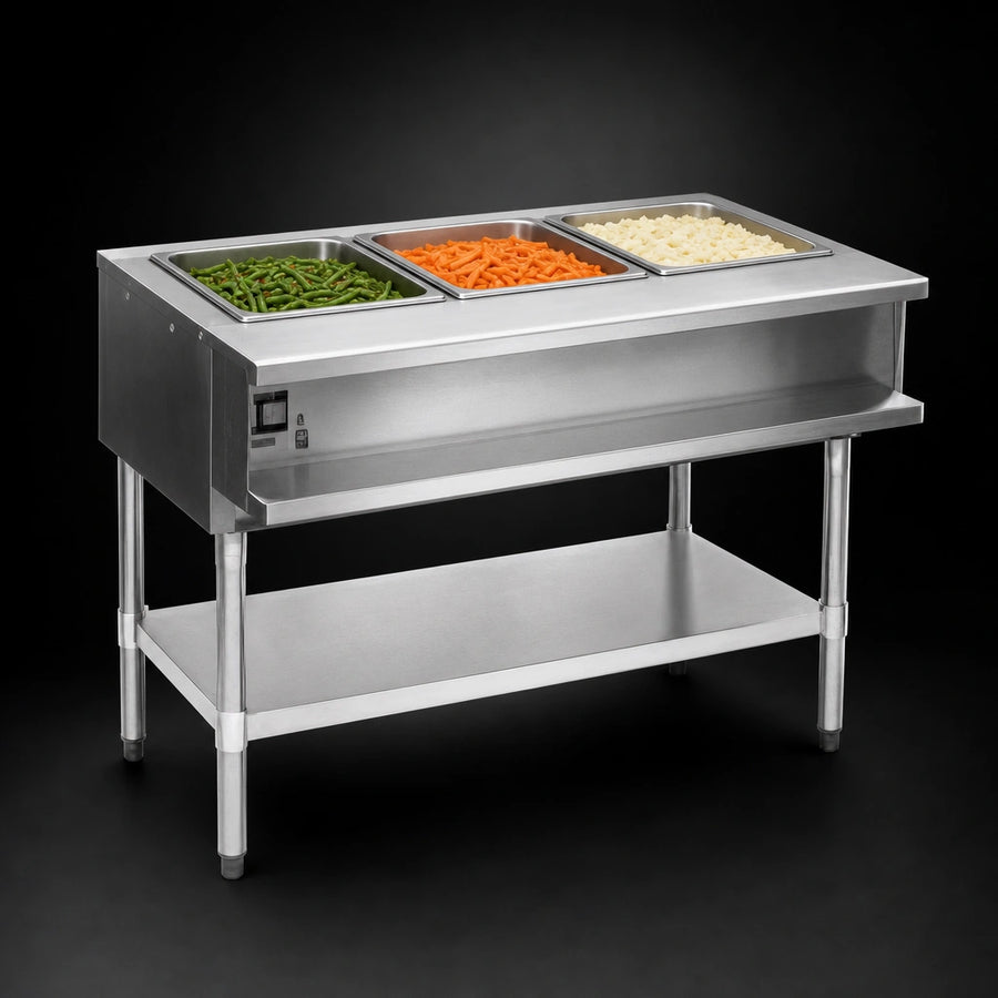 Three-Pan Holding Capacity