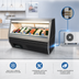 Thumbnail image #3 for Howard-McCray 71-Inch Remote Double Duty Fish & Poultry Service Case, Black Exterior / White Interior, LED Lighting