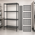 Thumbnail image #3 for Quantum 42W x 30D x 63H Wire Shelving Starter Kit, 4-Shelf, Black Epoxy Antimicrobial Finish