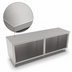 Thumbnail image #3 for John Boos 144-Inch x 24-Inch Open Front Stainless Steel Modular Base Work Table