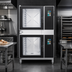 Thumbnail image #3 for Blodgett INVOQ 62BE/62BE Electric Double Stacked Combi Oven Steamer with Boiler Steam
