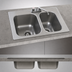 Thumbnail image #3 for Eagle Group Self-Rimming Two-Compartment Drop-In Sink, 10
