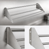 Thumbnail image #3 for Serv-Ware 62 Inch Tubular Wall-Mount Slant Rack