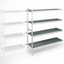 Thumbnail image #3 for Fermostock 4-Tier Shelving Add-On Unit with Polymer Inserts, 71