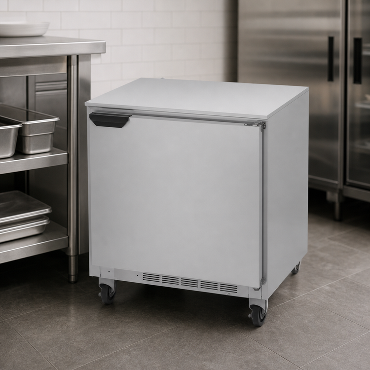 Product image #4 for Beverage-Air 32-Inch One-Section Undercounter Freezer with Solid Door, 7.2 Cu. Ft.