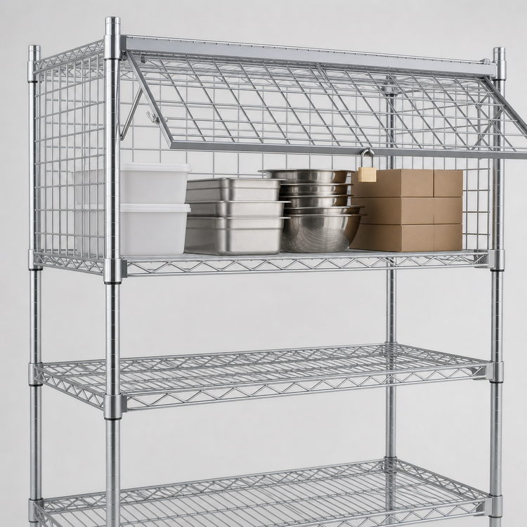Product image #3 for EagleGard 60-Inch Wide x 18-Inch Deep Security Enclosure Kit with Flip-Up Door