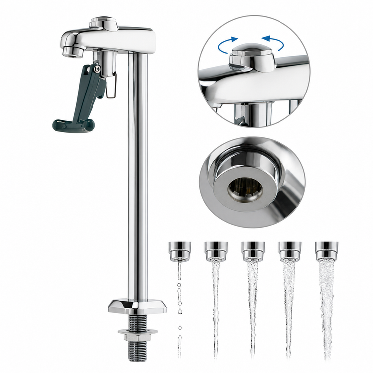 Product image #3 for Krowne Royal Series Deck Mount Push-Back Pitcher & Glass Filler