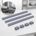Thumbnail image #3 for Quantum Aluminum Overhead Track Shelving Kit with 2 x 19-Foot Tracks and 4 End Plates