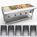 Thumbnail image #3 for Comstock-Castle Castle Series 72-Inch Gas Serving Counter / Hot Food Table with 5 Dry Wells