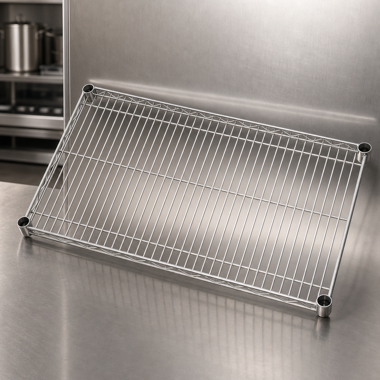 Product image #3 for Quantum 48" x 30" 304 Stainless Steel Wire Shelf