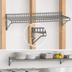 Thumbnail image #3 for Eagle Snap-n-Slide 72-Inch Wall-Mounted Wire Shelf, 12-Inch Deep, Pewter Gray Epoxy Finish