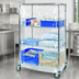 Thumbnail image #3 for Quantum Wire Cart Cover, 18 x 60 x 63 Inch, 10-Gauge Clear Vinyl with Velcro Flap