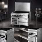 Thumbnail image #3 for Jade Range (Middleby) Titan JMRH-24B 24-Inch Heavy-Duty Modular Gas Charbroiler with Cast Iron Grates and Stainless Steel Exterior