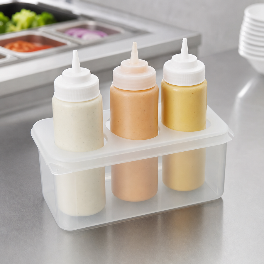 Three-Bottle Capacity