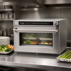 Thumbnail image #3 for Amana Commercial AMSO22 Heavy-Duty Countertop Microwave Steamer Oven, 1.6 Cu. Ft., 2200W Output