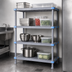 Thumbnail image #3 for Millenia 30 x 18 x 74-Inch Polymer Stationary Starter Shelving Unit with 4 Shelves