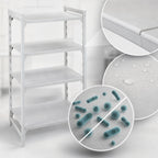 Thumbnail image #4 for Cambro Camshelving® Premium CPU213672S4480 Solid Polymer Shelving Starter Unit, 4-Shelf, 21 x 36 x 72 in, Speckled Gray