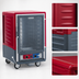 Thumbnail image #3 for Metro C5 3 Series Insulation Armour Mobile 1/2-Height Combination Heated Holding and Proofing Cabinet with Clear Polycarbonate Door and Lip Load Slides