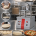 Thumbnail image #3 for Omcan Automatic Electric Pizza Dough Shaping Machine with 17.7-Inch Heated Upper and Lower Platens