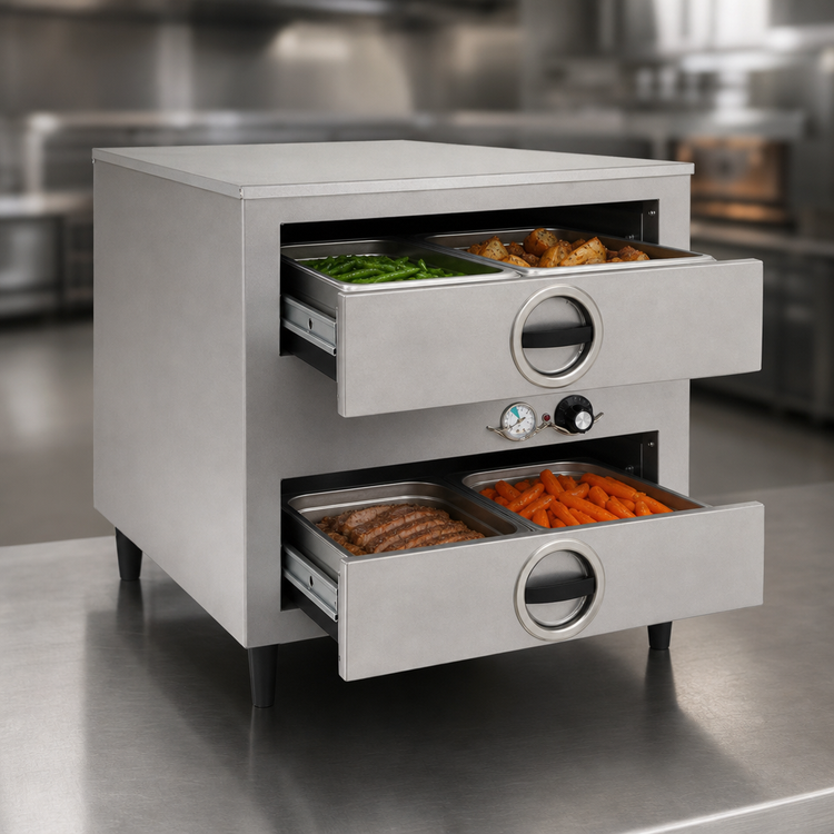 Product image #4 for Toastmaster Electric Free-Standing Two-Drawer Food Warming Drawer, 208/240V