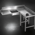 Thumbnail image #3 for Spec-Master SDTCIR-108-14/3 Island Design Soiled Dishtable, 108