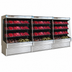 Thumbnail image #3 for Howard-McCray Ovation Series Remote Meat Open Merchandiser, 123 Inch Wide, Stainless Steel, LED Shelves