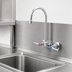 Thumbnail image #3 for T&S Brass B-1146 Wall-Mount Workboard Faucet with 5-3/4-Inch Swivel Gooseneck, 4-Inch Centers