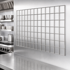 Thumbnail image #3 for Metro SmartWall Life WG2436S Wall-Mounted Wire Shelving Grid, 36 x 24 Inches, 304 Stainless Steel, Electropolished