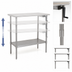 Thumbnail image #3 for Eagle AdjusTable ADA/Ergonomic Height Adjustable Work Table with 304 Stainless Steel Top and Undershelf, 72 x 30 Inches