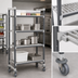 Thumbnail image #3 for Camshelving Elements XTRA High Density Mobile Starter Unit, 24 x 54 x 70-1/4-Inch, 4-Shelf Vented, Speckled Gray