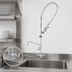 Thumbnail image #3 for T&S Brass EasyInstall Single-Hole Deck-Mount Pre-Rinse Unit with 10-Inch Add-On Faucet and 44-Inch Hose