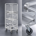 Thumbnail image #3 for Channel Manufacturing WA05 Walk-In Aluminum Bun Pan Rack, End Load, 11 Full-Size Pan Capacity, 5-Inch Swivel Casters