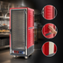 Thumbnail image #3 for Metro C5 3 Series Full-Height Mobile Heated Holding Cabinet with Clear Door and Lip Load Slides