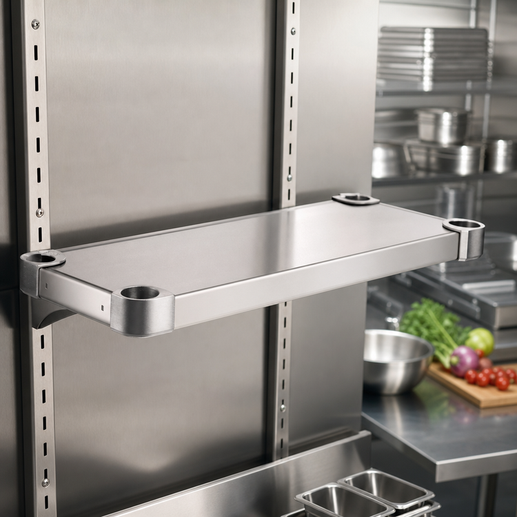 Product image #4 for Eagle Quik-Set 42" x 18" Solid Flat Shelf with Marine Edge, 1000 lb Capacity