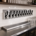 Thumbnail image #3 for Krowne 30-Inch Wall-Mount 10-Faucet Glycol-Cooled Beer Tower with Drip Tray